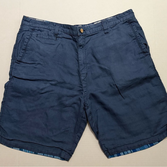 Tommy Bahama Other - Tommy Bahama Dark Blue Flat Front Men's Shorts